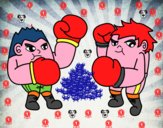 Combate de boxeo