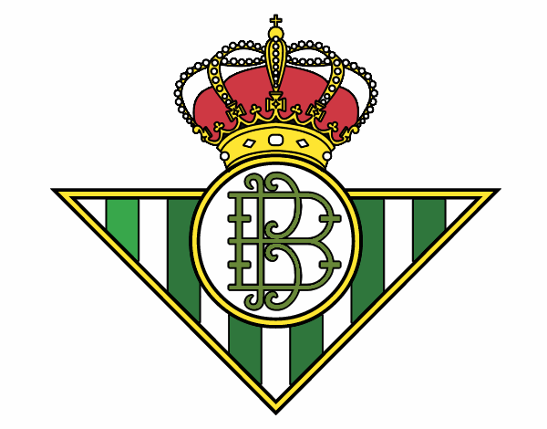 Dibujo Escudo del Real Betis Balompié pintado por delicblanc