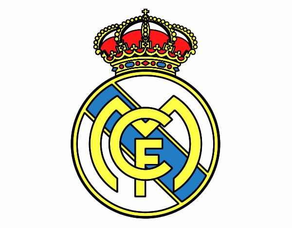 Dibujo Escudo del Real Madrid C.F. pintado por delicblanc