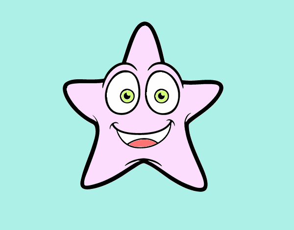 Estrella de mar sonriente