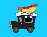 Food truck de perritos calientes