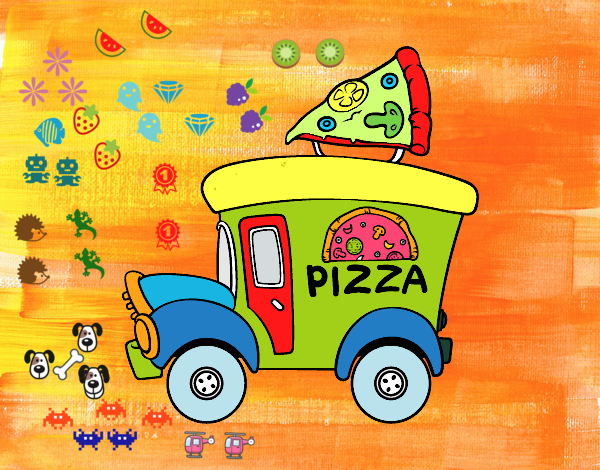 Food truck de pizza