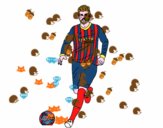 Gerard Piqué en el campo