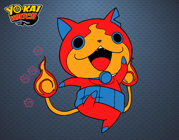 Jibanyan saltando