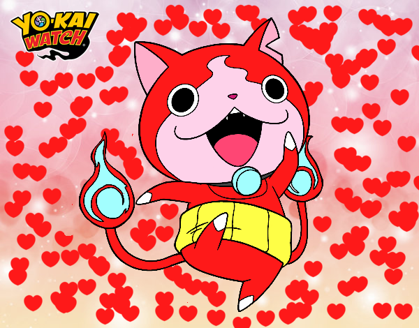 Jibanyan saltando