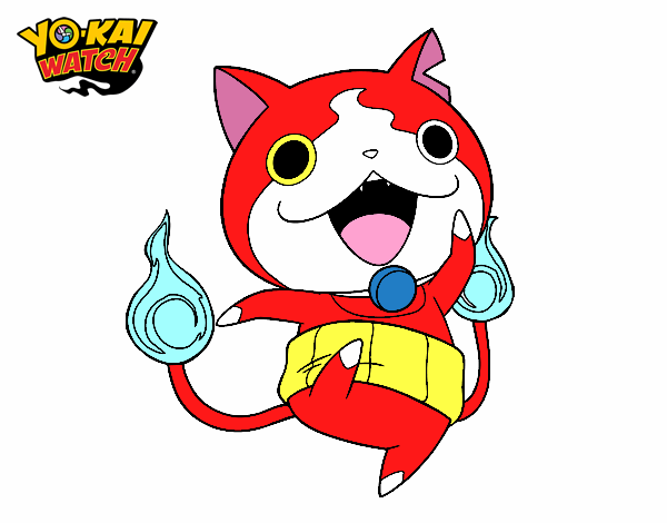 Jibanyan saltando