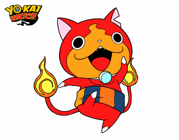 Jibanyan saltando