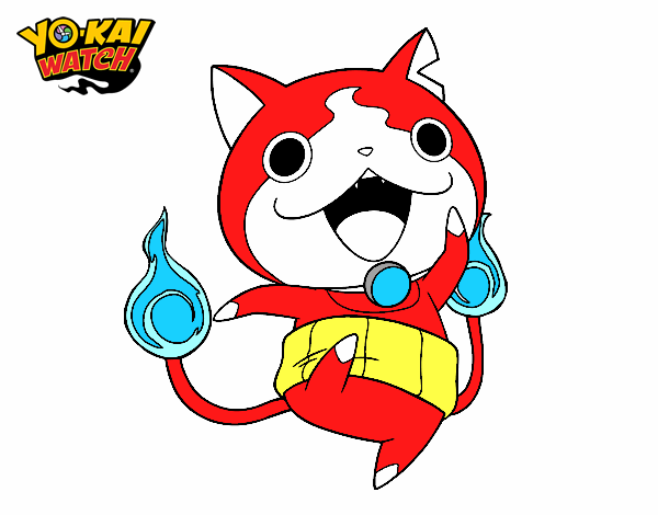 Jibanyan saltando