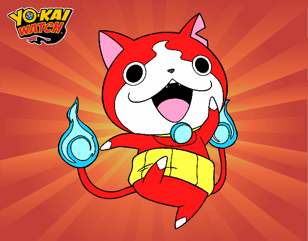 Jibanyan saltando