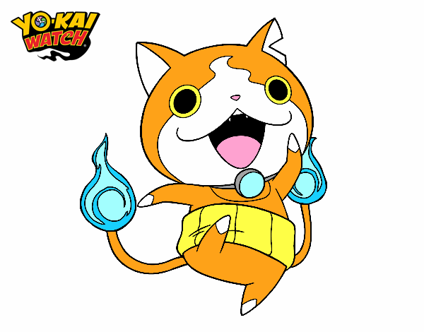 Jibanyan saltando