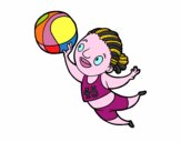 Jugadora de voleibol