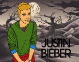 Dibujo Justin Bieber pintado por delicblanc