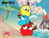 Dibujo Las crias de Angry Birds pintado por SAMICRAZY