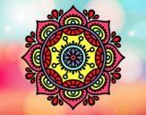 Dibujo Mandala para relajarse pintado por sara_132