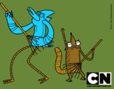 Mordecai y Rigby