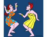 Mujeres bailando