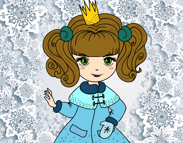 Dibujo Princesa del invierno pintado por DiamondB