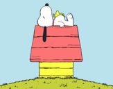 Snoopy durmiendo