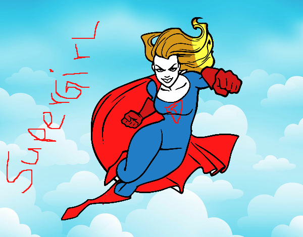 Super girl al ataque