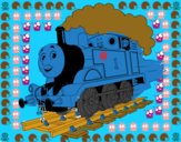 Dibujo Thomas a toda máquina pintado por BellaDulce