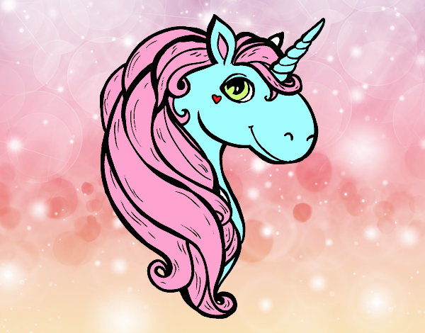 unicornio azul