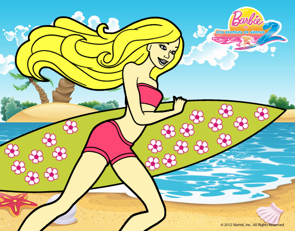 BARBIE EN LA PLAYA