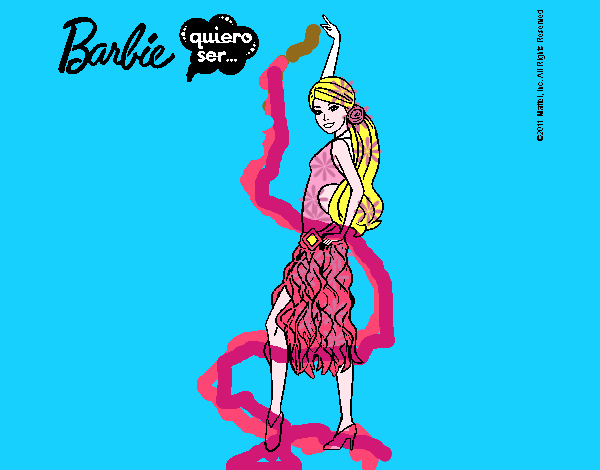 Barbie flamenca