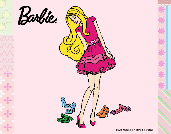 Barbie y su colección de zapatos