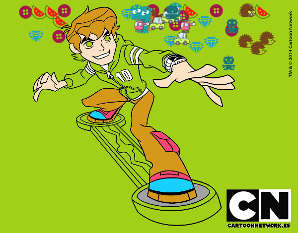 Ben 10 skateboard