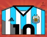 Camiseta del mundial de fútbol 2014 de Argentina