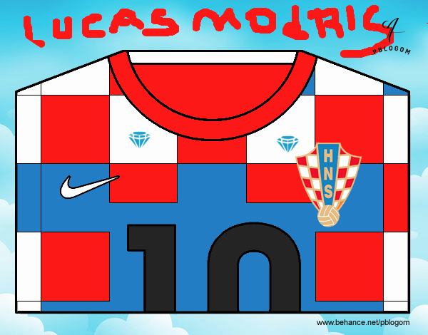 Camiseta del mundial de fútbol 2014 de Croacia