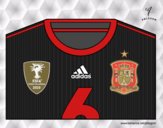 Camiseta del mundial de fútbol 2014 de España