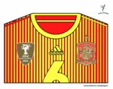 Camiseta del mundial de fútbol 2014 de España