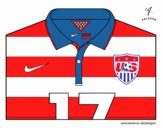 Camiseta del mundial de fútbol 2014 de los Estados Unidos