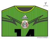 Camiseta del mundial de fútbol 2014 de México