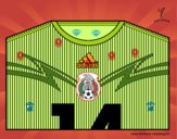 Camiseta del mundial de fútbol 2014 de México