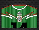 Camiseta del mundial de fútbol 2014 de México