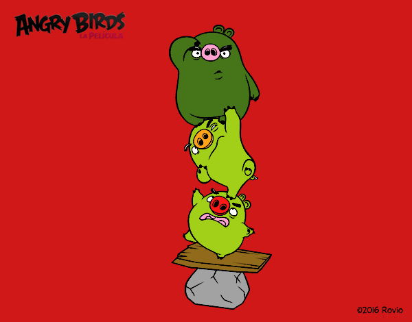 Cerdos verdes de Angry Birds