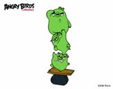 Cerdos verdes de Angry Birds