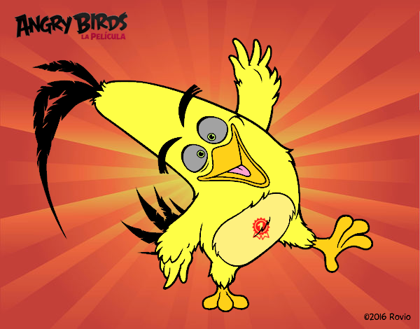 Dibujo Chuck de Angry Birds pintado por noramision