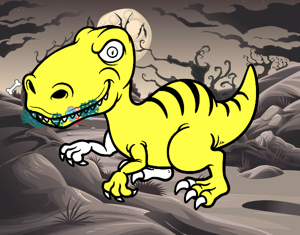 Dinosaurio velociraptor