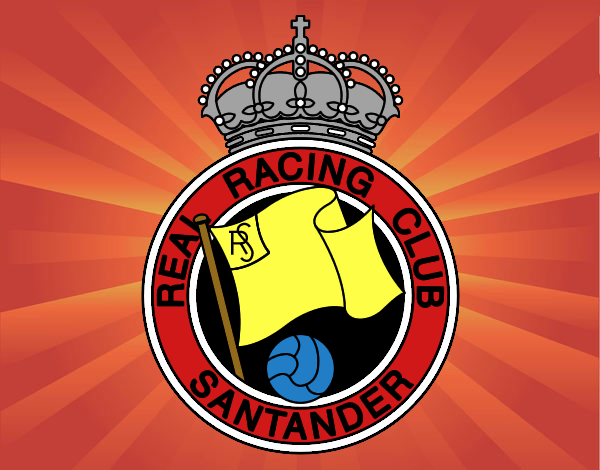 Dibujo de Escudo del Real Racing Club de Santander pintado por en