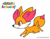 Fennekin corriendo