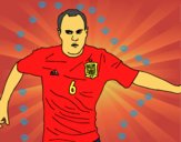 Iniesta con la Selección Española