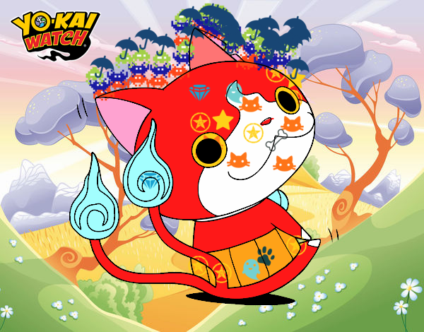 JibanYan sentado