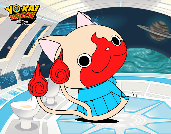 JibanYan sentado