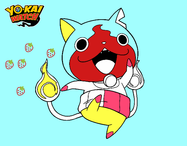 Jibanyan saltando