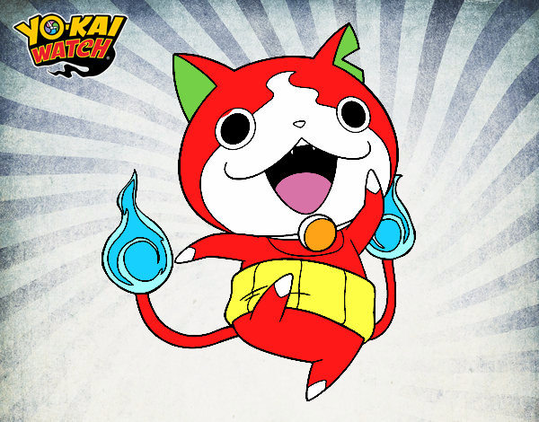 Jibanyan saltando