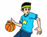 Dibujo Jugador de básquet junior pintado por hjgt