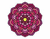 Dibujo Mandala pétalos de flor pintado por Sofinuez